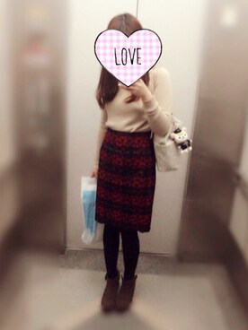 「アイテム（ブーティ）」を使った、 M I K I ✩さん（レディース・162cm・20代）の秋コーディネート