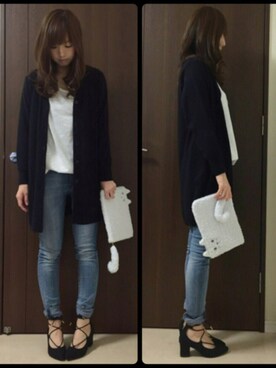 「31 Sons de mode（トランテアン　ソン　ドゥ　モード）のアイテム（財布/小物）」を使った、nana♡さん（レディース・160cm）の春コーディネート