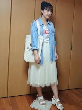 こずえ\✩/さん（レディース・160cm）の春コーディネート