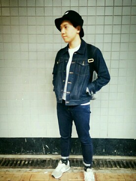 「hat」｜CarlSuenさん（メンズ・168cm）の春コーディネート