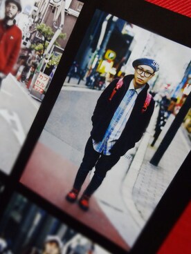 「SWAGGER（スワッガー）のアイテム（ハンチング/ベレー帽）」を使った、KENBOさん（メンズ・163cm）の夏コーディネート