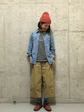 coen たけさんさん(レディース・157cm)の秋コーディネート