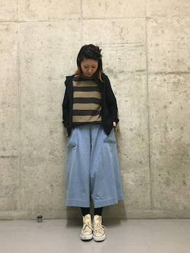 coen たけさんさん（レディース・157cm）の春コーディネート