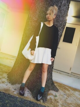 「SHAGADELIC（シャカデリック）のアイテム」を使った、YU-AOfficialさん（メンズ・152cm）の夏コーディネート