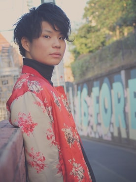 「スナップ」｜「アイテム（スタジャン）」を使った、ぱるぷんてさん（メンズ・177cm）の秋コーディネート