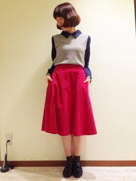 ホシさん(レディース・160cm)の秋コーディネート