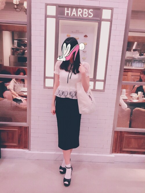 ℳ𝒾𝓀𝓊｜Honey Cinnamonのシャツ・ブラウスを使ったコーディネート WEAR