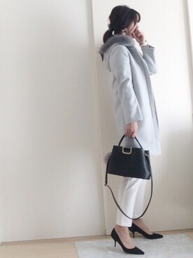 「おとなコーデ」｜「アイテム（その他アウター）」を使った、meiさん（レディース・175cm）の秋コーディネート