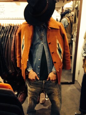 「Levis」｜「アイテム（その他アウター）」を使った、yutaさん（メンズ・173cm）の秋コーディネート