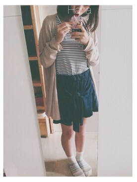 「school」｜「アイテム（その他アウター）」を使った、kirieshana🌸はな🌿さん（レディース・163cm）の秋コーディネート