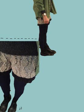 「アイテム（アナログ腕時計、ピンク系）」を使った、snookyさん（レディース・156cm）の冬コーディネート