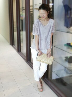 NANO universe snap L'sさん（レディース・161cm）の春コーディネート