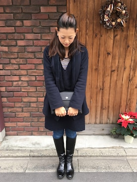 「CHEAP MONDAY（チープマンデイ）のアイテム」を使った、nikumiさん（レディース・165cm）の冬コーディネート