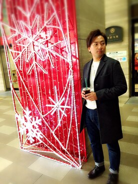 「SHIPS（シップス）のアイテム（その他アウター）」を使った、ms.さん（メンズ・172cm）の秋コーディネート