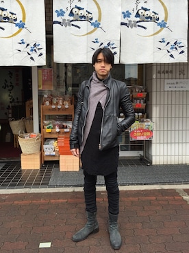 「アイテム（その他アウター）」を使った、r0dimu5さん（メンズ・173cm・20代）の秋コーディネート