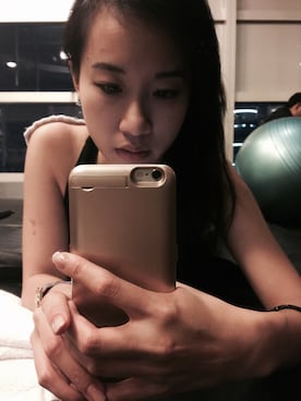 「CASIO」｜「アイテム（その他トップス）」を使った、Graceさん（レディース・160cm）の冬コーディネート