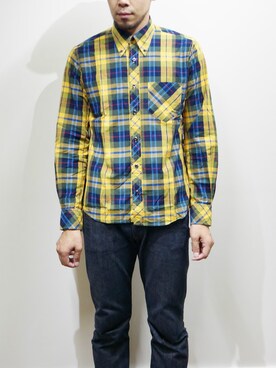 「 国産」｜ロケットシップさん（メンズ・182cm）の秋コーディネート