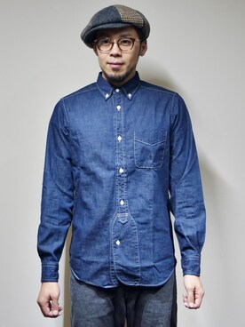 デニムボタンダウンシャツ のメンズ人気ファッションコーディネート Wear