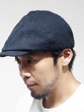 「PUB（パブ）のアイテム（キャスケット）」を使った、ロケットシップさん（メンズ・182cm）の秋コーディネート