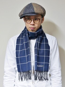 「CORNILLON（コルニヨン）のアイテム」を使った、ロケットシップさん（メンズ・182cm）の秋コーディネート