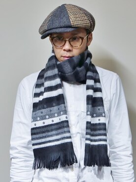 「CORNILLON（コルニヨン）のアイテム」を使った、ロケットシップさん（メンズ・182cm）の秋コーディネート