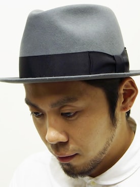 「DRAGON HAT（ドラゴンハット）のアイテム」を使った、ロケットシップさん（メンズ・182cm）の冬コーディネート