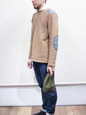 「 １つ１つ時間をかけて丁寧に作られているハンドメイドレザーブランド」｜ロケットシップさん（メンズ・182cm）の冬コーディネート