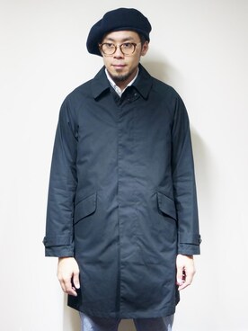 or Gloryのステンカラーコートを使った人気ファッション
