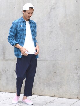 DLX PR tatsu.さん（メンズ・174cm）の夏コーディネート