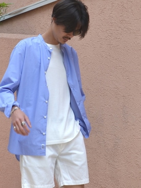 「METAPHORE（メタファー）のアイテム」を使った、DLX PR tatsu.さん（メンズ・174cm）の夏コーディネート