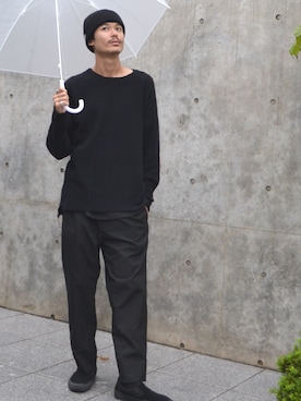 「BRIXTON（ブリクストン）のアイテム（ニットキャップ/ビーニー）」を使った、DLX PR tatsu.さん（メンズ・174cm）の秋コーディネート