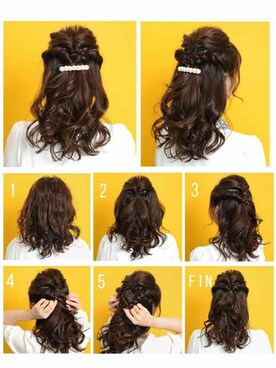 「簡単ヘアアレンジ」｜sioさん（レディース・156cm）の秋コーディネート