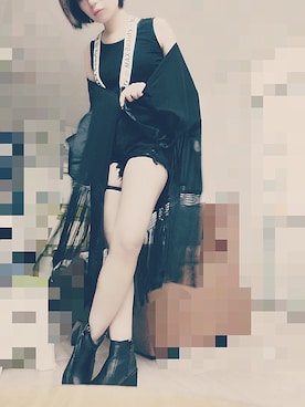 「GIVENCHY」｜「アイテム（その他アウター）」を使った、Kimkim chanさん（レディース・158cm）の秋コーディネート