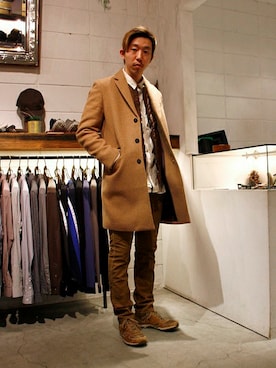 SUZUKIさん（メンズ・174cm）の冬コーディネート