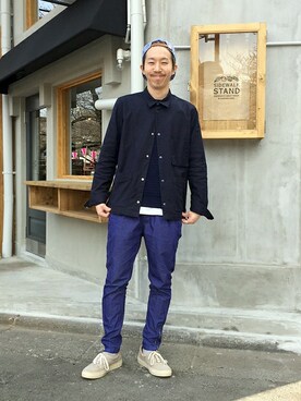 SUZUKIさん（メンズ・174cm）の春コーディネート