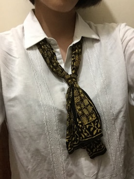 「エスニック」｜「アイテム（財布/小物）」を使った、sailさん（レディース・163cm）の夏コーディネート