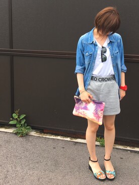 okayuさん（レディース・153cm）の夏コーディネート