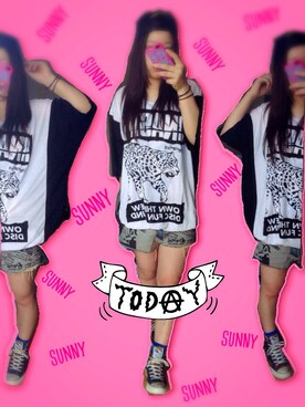 RENさん（レディース・157cm）の夏コーディネート