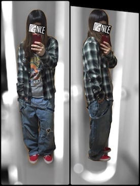 RENさん（レディース・157cm）の冬コーディネート