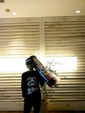 「mastermind JAPAN（マスターマインド）のアイテム（帽子）」を使った、Tarioさん（メンズ・164cm）の秋コーディネート