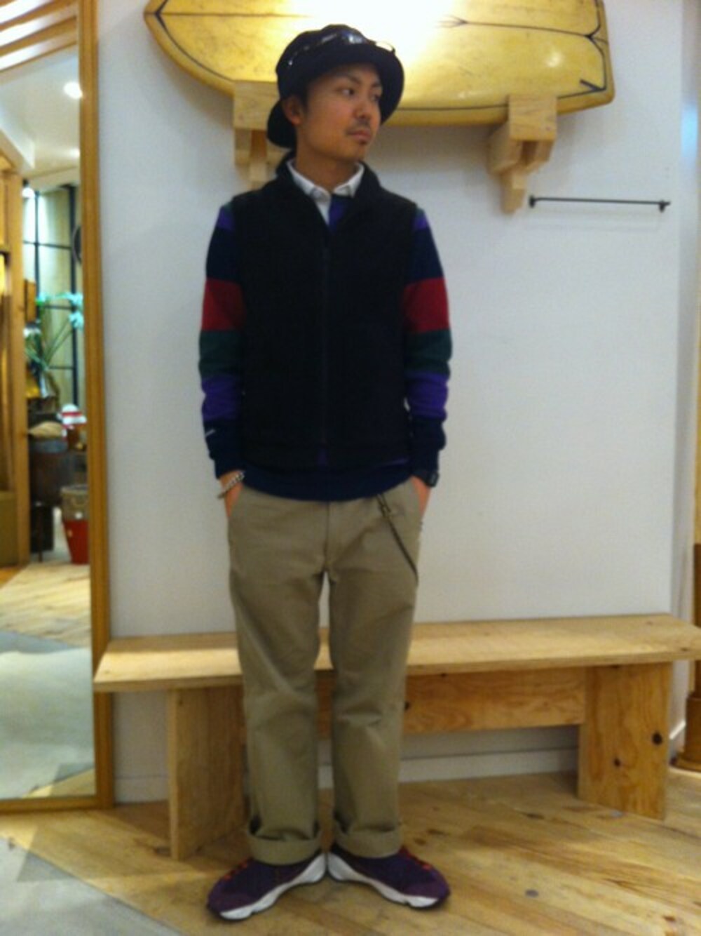その他のポロシャツを着用したメンズの冬コーディネートの1枚目の写真