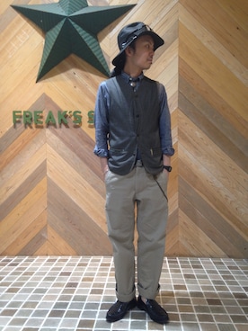 akihoさん（メンズ・170cm）の春コーディネート