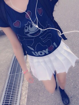 「アイテム（ブーティ）」を使った、takalaさん（レディース・158cm・10代）の夏コーディネート