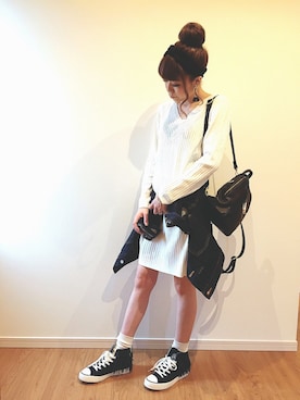 「AVAN LILY（アヴァンリリィ）のアイテム（アクセサリー）」を使った、*･Risa･*さん（レディース・163cm）の春コーディネート