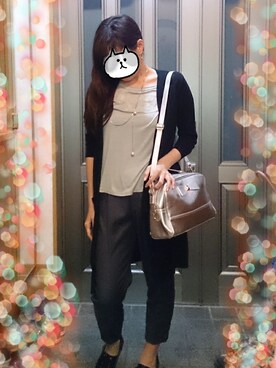 みーやさん（レディース・159cm）の秋コーディネート