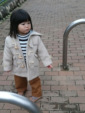 「babygap」｜「アイテム（パンプス）」を使った、k.m♡mamaさん（キッズ・100cm）の秋コーディネート