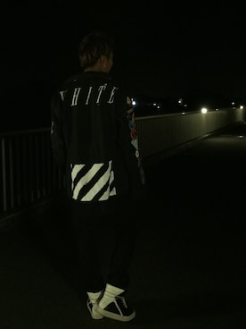 「RICK OWENS」｜「アイテム（ミリタリージャケット）」を使った、そうるくんさん（メンズ・177cm）の冬コーディネート