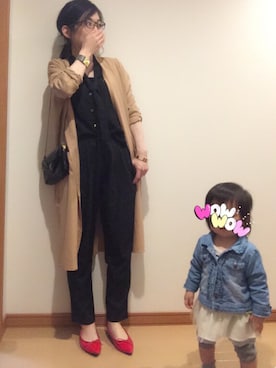 「娘」｜「アイテム（アクセサリー）」を使った、c__s86さん（レディース・162cm）の春コーディネート