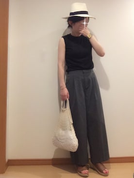 「present（プレゼント）のアイテム（ブレスレット）」を使った、c__s86さん（レディース・162cm）の夏コーディネート