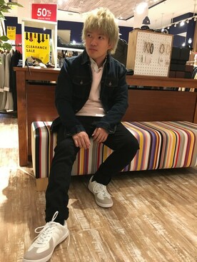 「HVC」｜「アイテム（シューズ）」を使った、HVCあまがさきキューズモール店さん（メンズ・163cm）の冬コーディネート